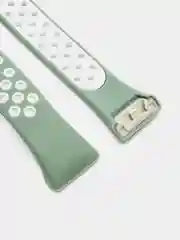 Оливковый силиконовый спортивный ремешок для Huawei Band 6 / Honor Band 6