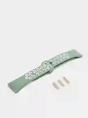 Оливковый силиконовый спортивный ремешок для Huawei Band 6 / Honor Band 6