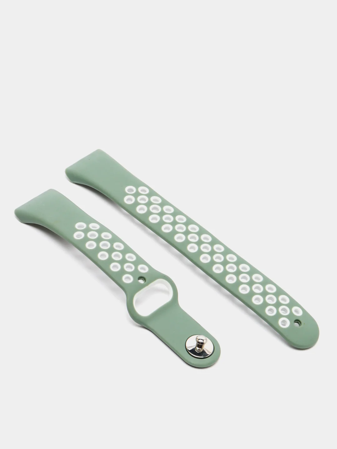 Оливковый силиконовый спортивный ремешок для Huawei Band 6 / Honor Band 6