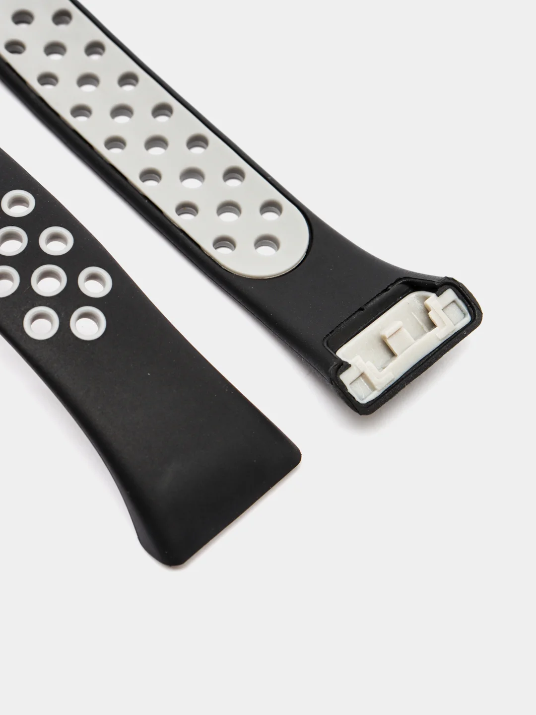 Серый силиконовый спортивный ремешок для Huawei Band 6 / Honor Band 6
