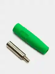 Зеленый гнездо "Банан" Cable jack Z041, 4 mm