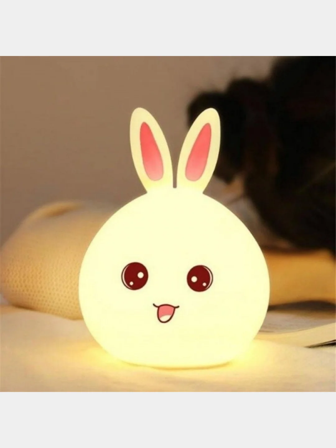 Силиконовый LED светильник Кролик