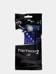 Набор 5 одноразовых бритв TopTech 2 (TopTech Global, США)
