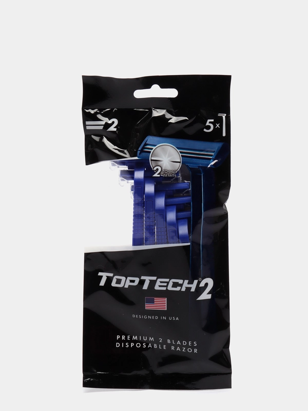 Набор 5 одноразовых бритв TopTech 2 (TopTech Global, США)
