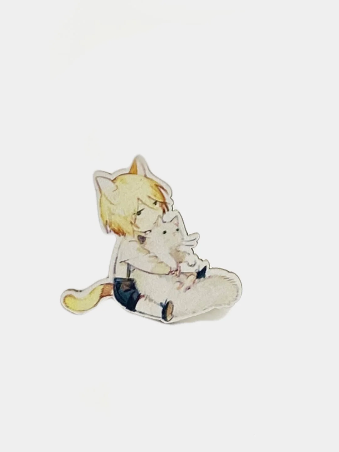 Значок деревянный по аниме "Юри на льду. Yuri on Ice"