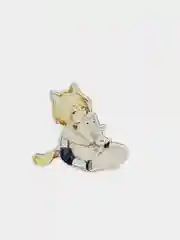 Значок деревянный по аниме "Юри на льду. Yuri on Ice"