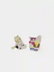 Значок деревянный по аниме "Юри на льду. Yuri on Ice"