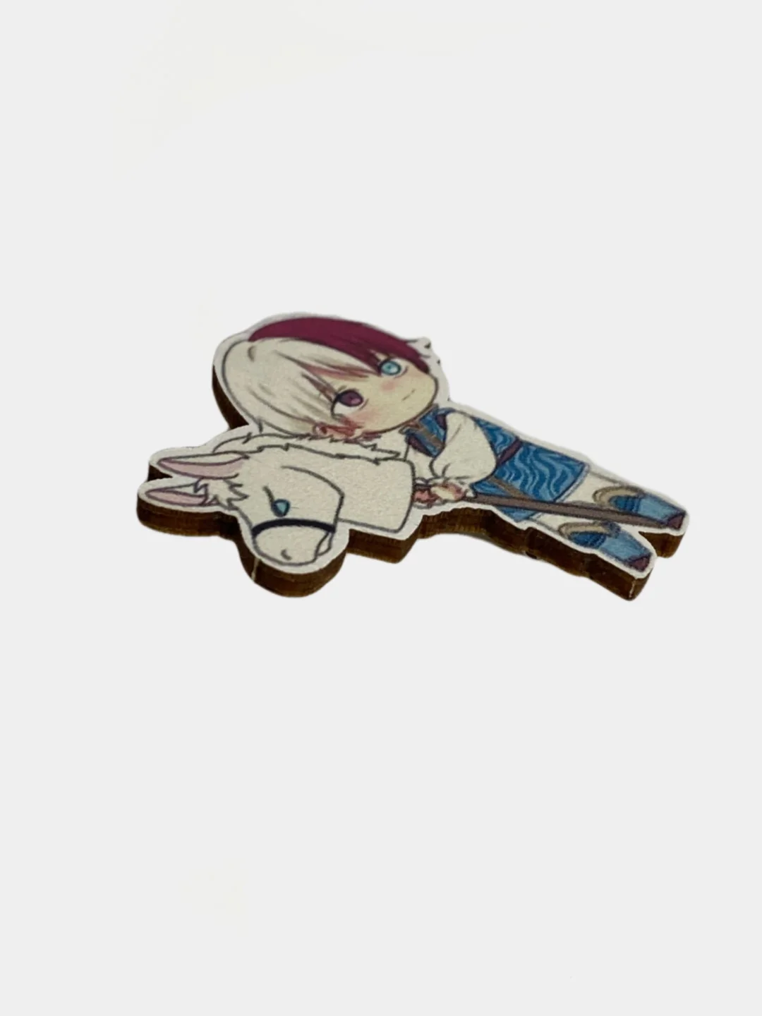 Значок деревянный по аниме "Моя геройская академия. Boku no Hero Academia"