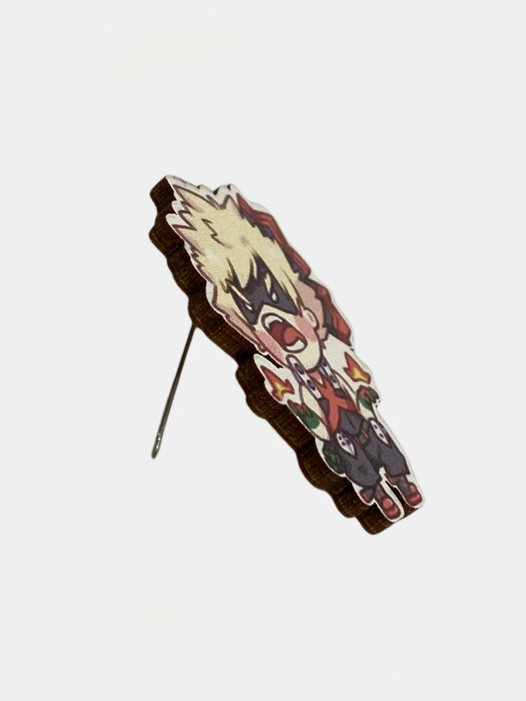 Значок деревянный по аниме "Моя геройская академия. Boku no Hero Academia"