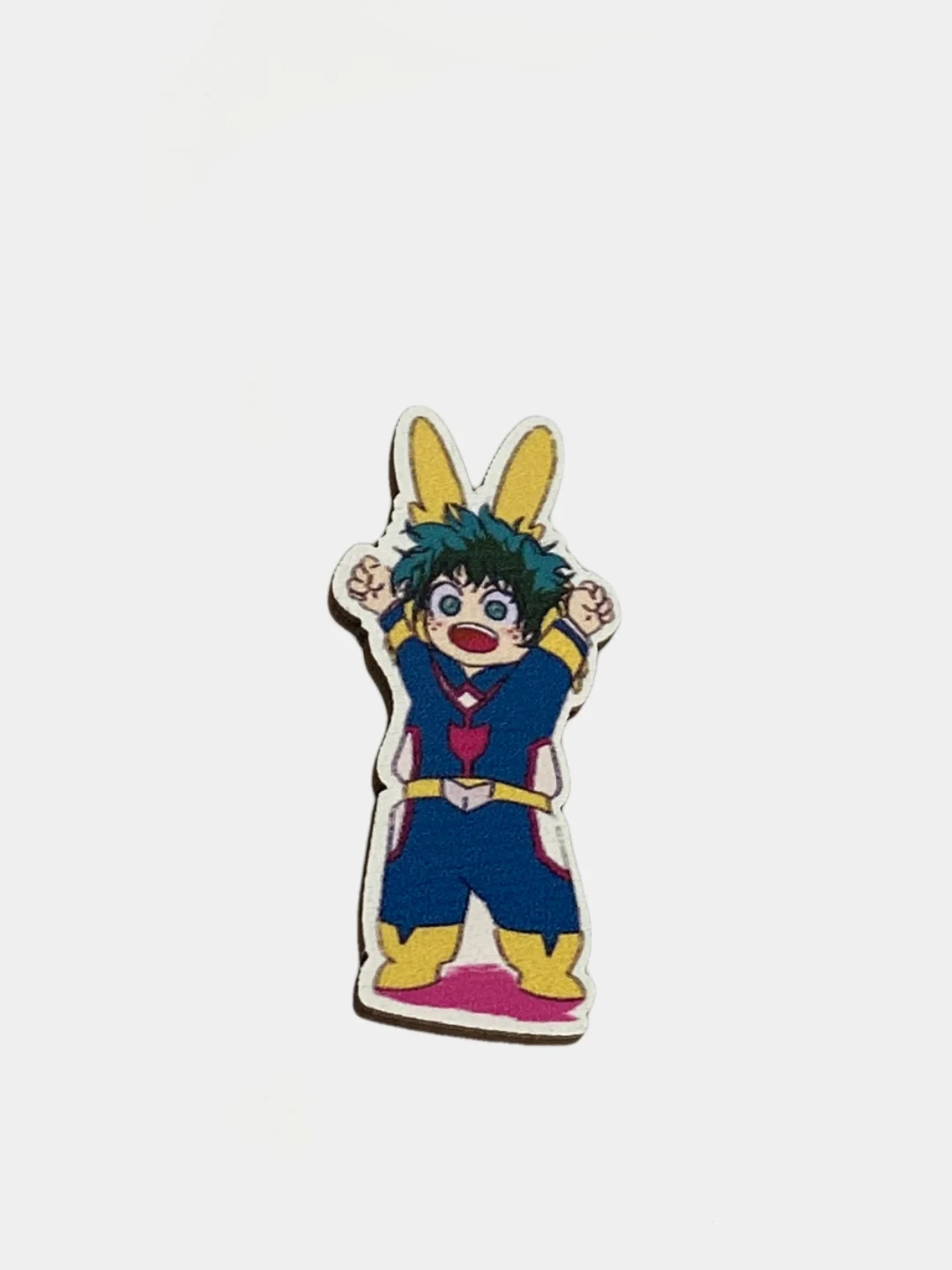 Значок деревянный по аниме "Моя геройская академия. Boku no Hero Academia"