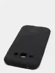 Черный чехол накладка для Samsung Galaxy J1 (2016)