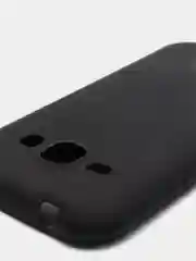Черный чехол накладка для Samsung Galaxy J1 (2016)
