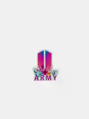 Бежевый меланж значок на одежду BTS "BT21", пин на булавке деревянный