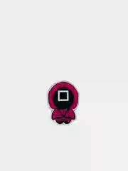 Горчичный значок на одежду Squid Game "Игра в кальмара", пин на булавке деревянный