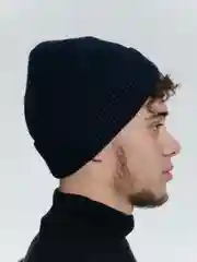 Синий шапка  мужская