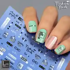 Светло-жёлтый слайдеры для ногтей Fashion Nails