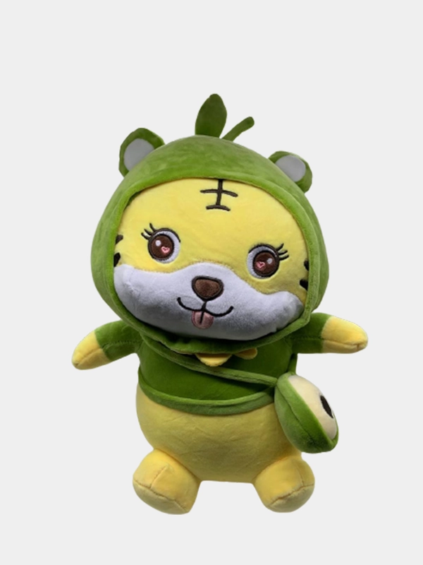 Мягкая игрушка "Тигренок" в костюме с капюшоном, 35 см