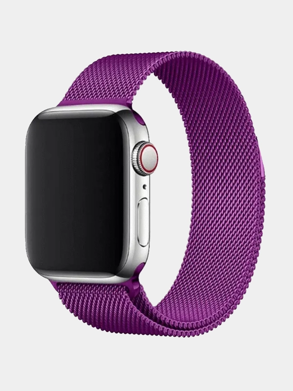 Ремешок для Apple Watch 42мм, Миланская петля - Пурпурный, Золотой