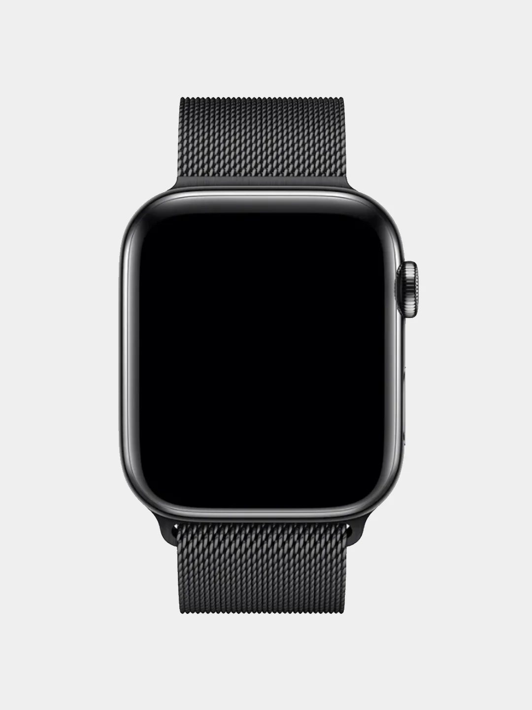 Черный ремешок для Apple Watch 38/40мм, Миланская петля - черный