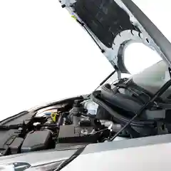 Черный газовые упоры капота АвтоУпор для Hyundai Solaris I 2010-2017, 2 шт., UHYSOL012