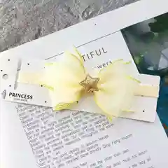 Светло-жёлтый повязка на голову для девочек резинка PRINCESS