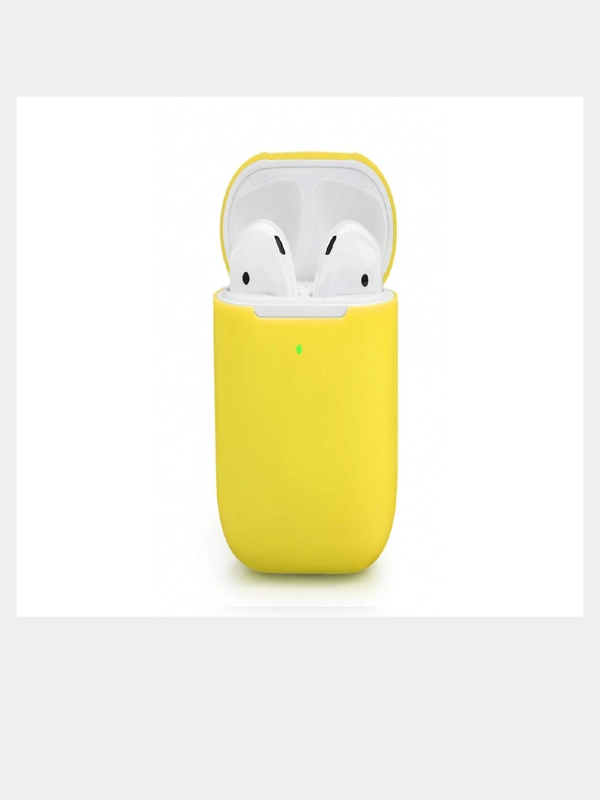 Чехол Silicone Case Slim для AirPods, желтый