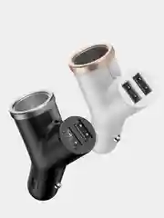 Автомобильное зарядное устройство Baseus Premium Y-Type Dual USB Car Charger, 2xUSB, 3.4A
