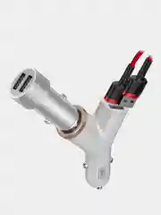 Автомобильное зарядное устройство Baseus Premium Y-Type Dual USB Car Charger, 2xUSB, 3.4A