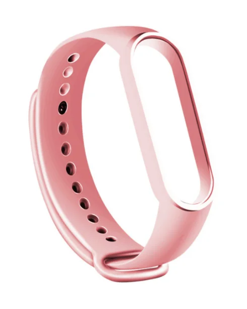 Пудровый ремешок на фитнес браслет Xiaomi Mi band 3