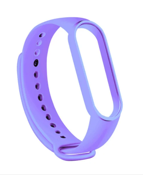 Лавандовый ремешок на фитнес браслет Xiaomi Mi band 3