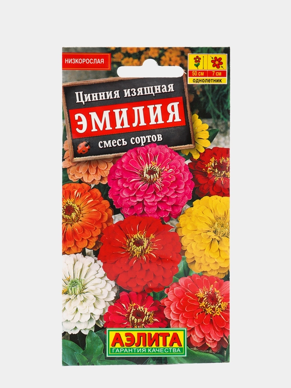 Цинния Эмилия (семена,цветы)