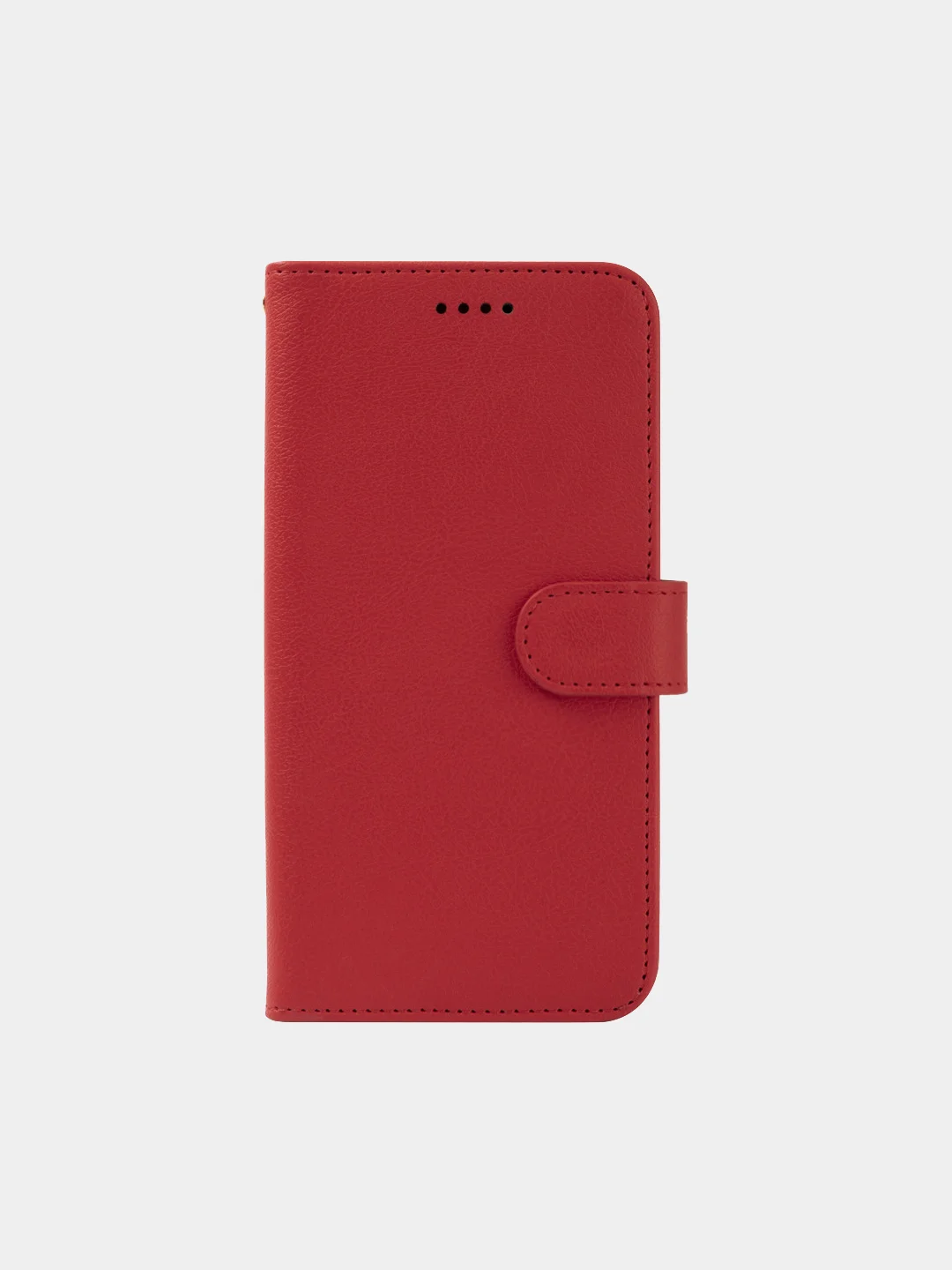 Алый кожаный (PU) чехол книжка Xiaomi Redmi 9T ( Редми 9Т )