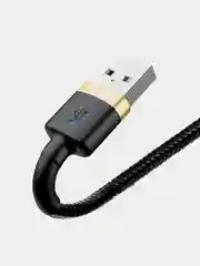Золотой кабель Baseus Premium Cafule Cable (2.4A, USB/Lightning для Apple iPhone)