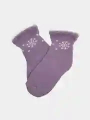 Лавандовый носки утеплённые ЮстаТекс, для девочек