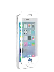Белый защитное стекло для iPhone 5, 5S, 5SE