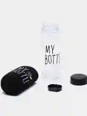 Черный бутылка для воды My bottle, 500 мл, в чехле