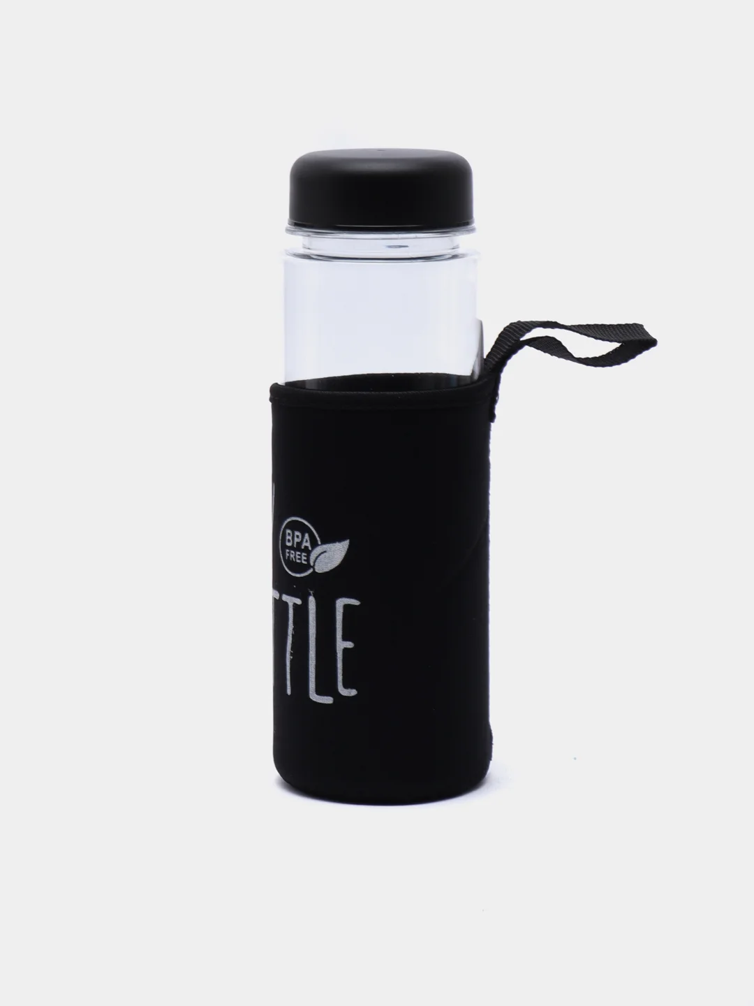 Черный бутылка для воды My bottle, 500 мл, в чехле