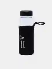 Черный бутылка для воды My bottle, 500 мл, в чехле