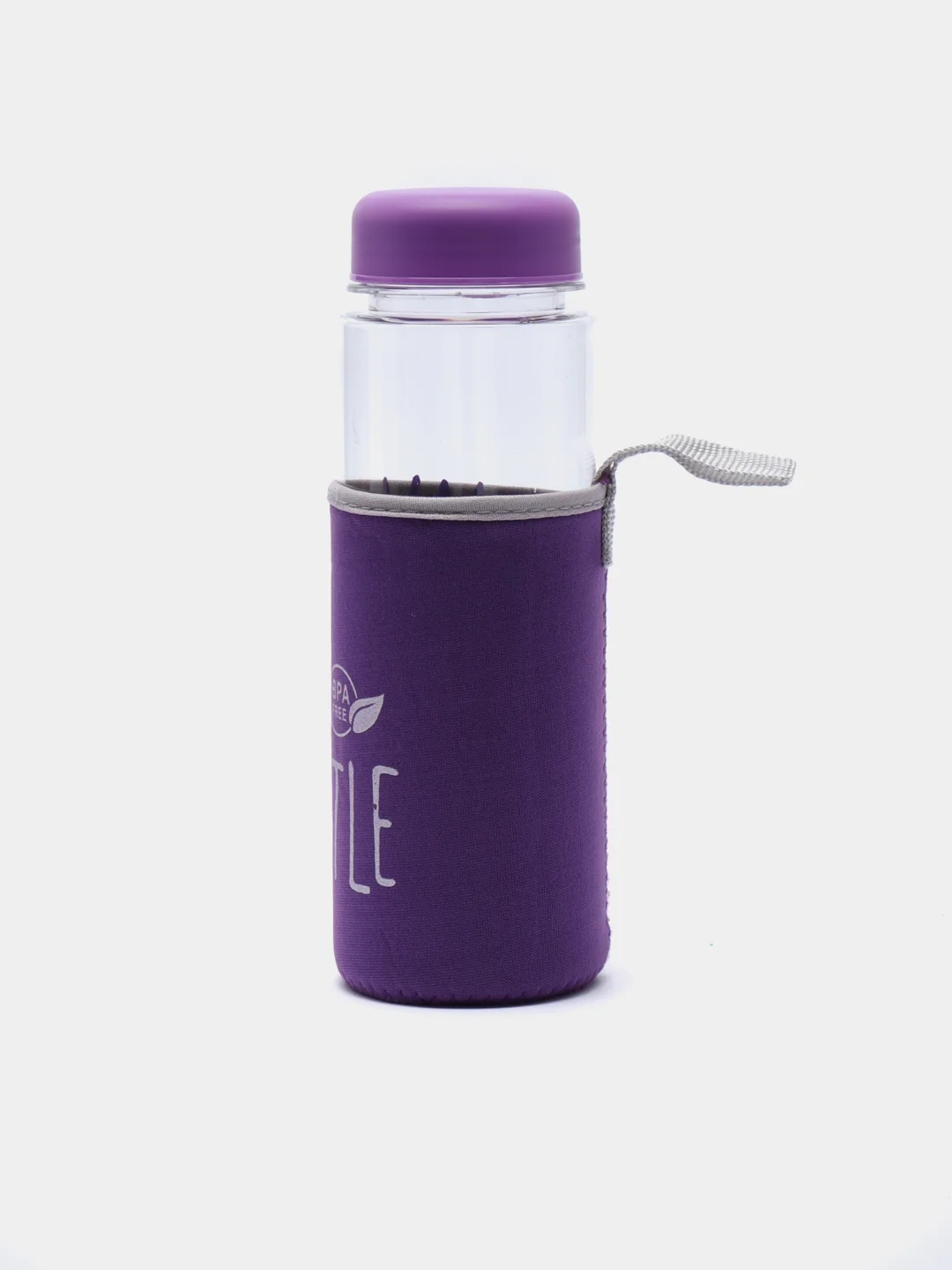 Фиолетовый бутылка для воды My bottle, 500 мл, в чехле