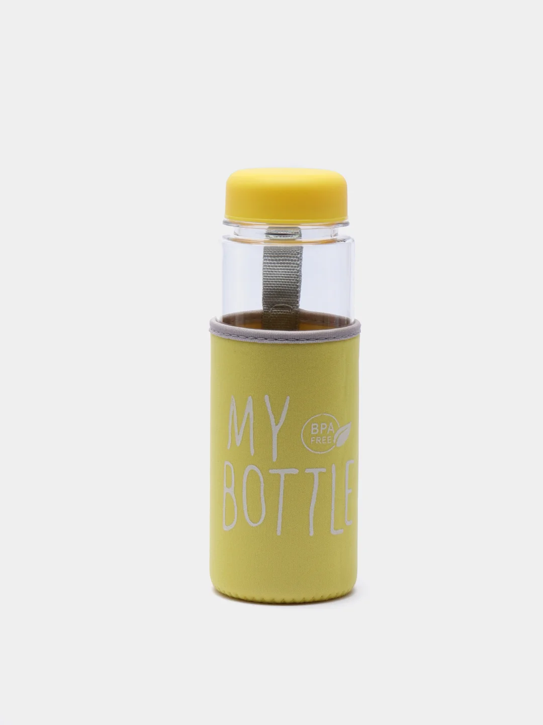 Желтый бутылка для воды My bottle, 500 мл, в чехле