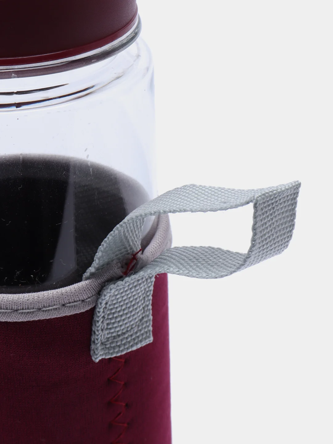 Багровый бутылка для воды My bottle, 500 мл, в чехле