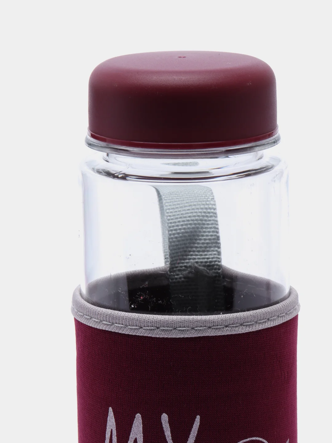 Багровый бутылка для воды My bottle, 500 мл, в чехле