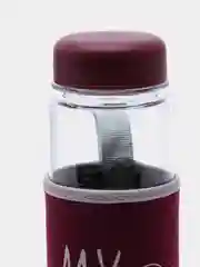 Багровый бутылка для воды My bottle, 500 мл, в чехле