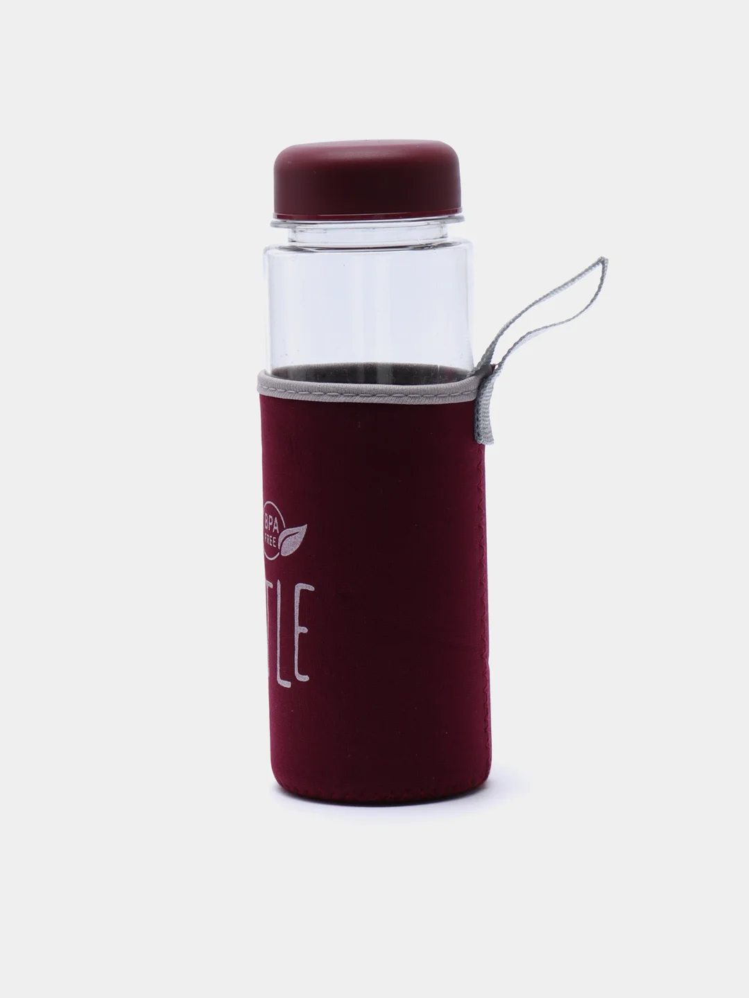 Багровый бутылка для воды My bottle, 500 мл, в чехле