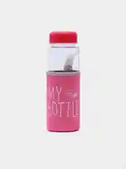 Красный бутылка для воды My bottle, 500 мл, в чехле