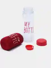 Красный бутылка для воды My bottle, 500 мл, в чехле