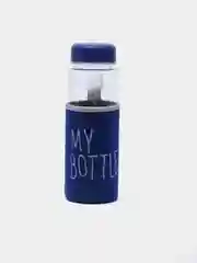 Темно-синий бутылка для воды My bottle, 500 мл, в чехле