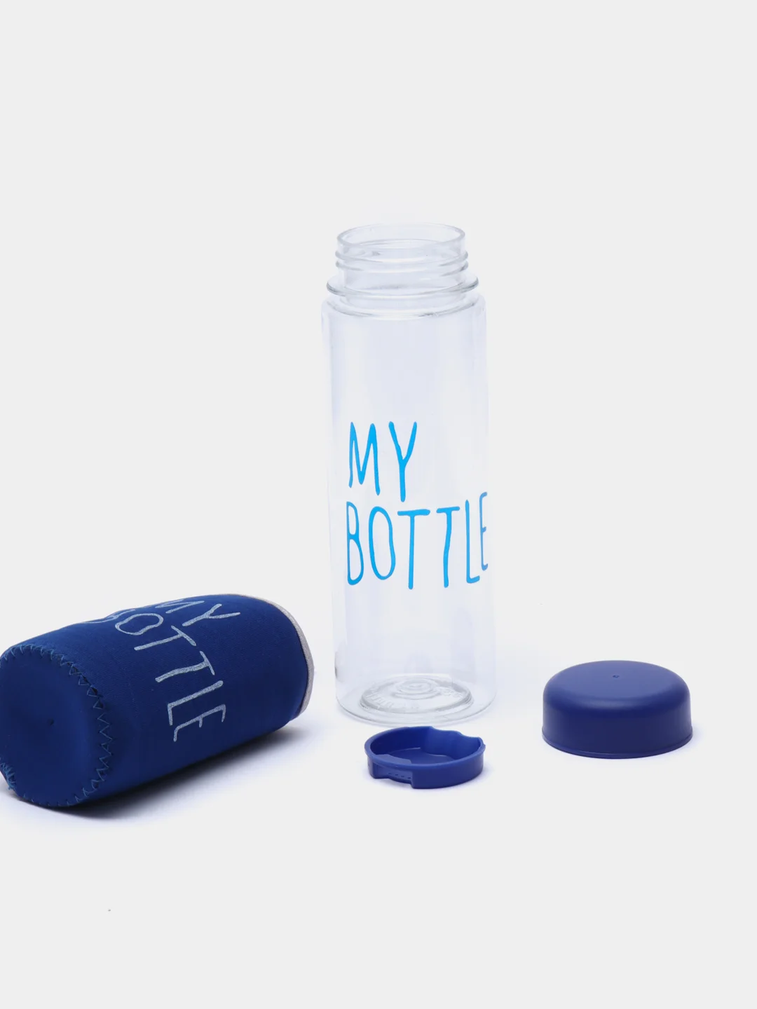 Темно-синий бутылка для воды My bottle, 500 мл, в чехле
