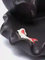 Бежевый подставка для благовоний стелющийся дым / Аромалампа Рыбки