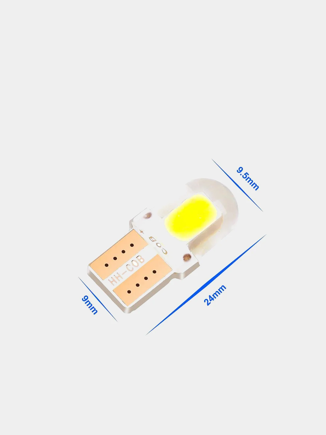 Белый габаритные LED COB лампы Светодиодные W5W T10 3 вида диоды габариты/огонь/салон/подсветка